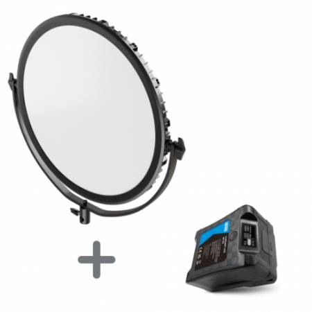 Newell Air Artha XL + BP-95 LCD V-Mount - zestaw, lampa LED + akumulator LCD V-Mount